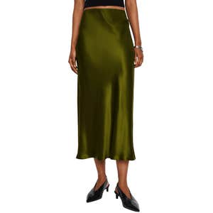 Reformation Layla Silk Skirt