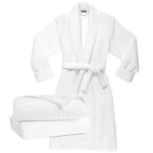 Brooklinen Super-Plush Bath Towel & Robe Bundle