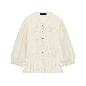zara, ZARA Romantic Combination Knit Jacket