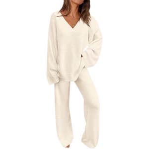 amazon, PRETTYGARDEN 2 Piece Pajama Lounge Set