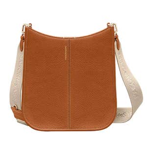 Bloomingdale's; MAISON de SABRÉ Leather Saddle Bag