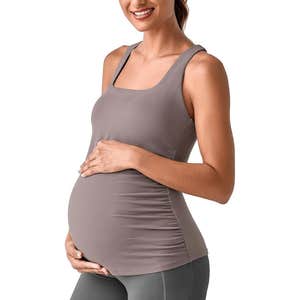 G4Free BareFeel Maternity Racerback Tank Top