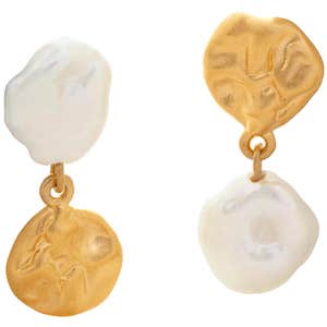 nordstrom, Monica Vinader Mismatched Keshi Pearl Drop Earrings