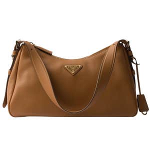 Prada Aimee Medium Leather Shoulder Bag