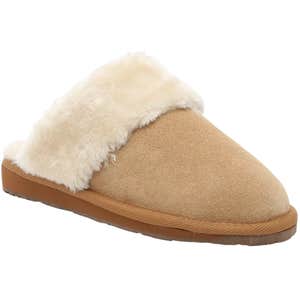 Minnetonka Shar Fur Trim Slipper