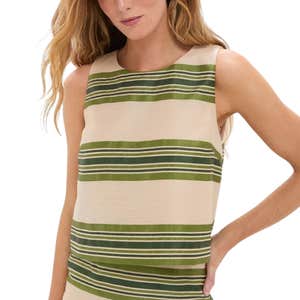 Tuckernuck Satin Stripe Kerri Top