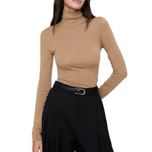 banana republic, Banana Republic Luxe Wool-Blend Turtleneck T-Shirt