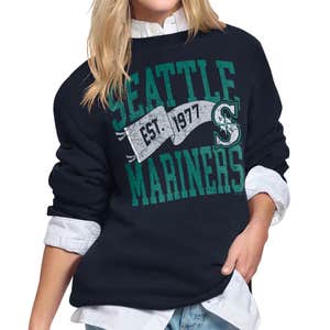 fanatics, Fanatics Seattle Mariners Starter Women's Pennant Flag Fleece Sweatshirt
