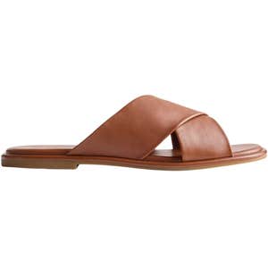 quince, Quince Italian Leather Crossover Slide