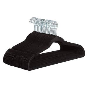 Amazon Basics Slim Velvet Non-Slip Hangers