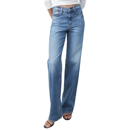 ayr, AYR The Secret Sauce Comfort Stretch Wide Legged Jeans