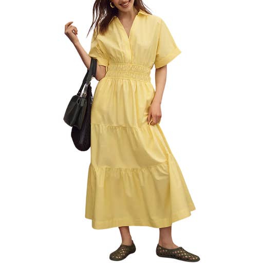 anthropologie, By Anthropologie The Somerset Maxi Dress Shirt Dress Edition