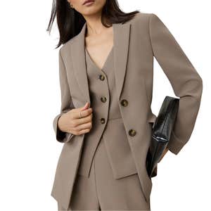 ann taylor, Ann Taylor The Greenwich Blazer in Textured Crepe