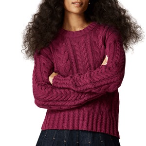 J.Crew Cable-Knit Crewneck Sweater