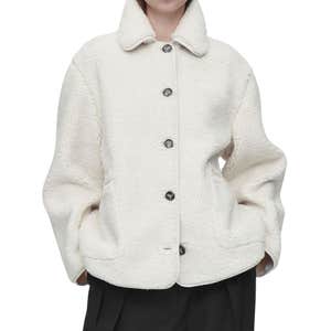 COS Collared Faux Shearling Jacket