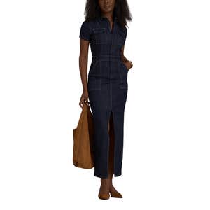 Maxi Denim Dress for Tall Women