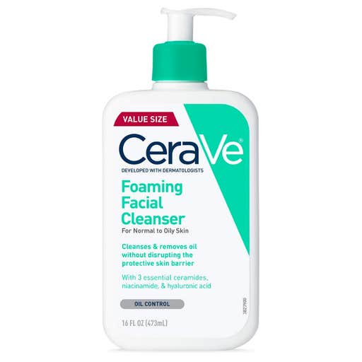 amazon, CeraVe Foaming Facial Cleanser