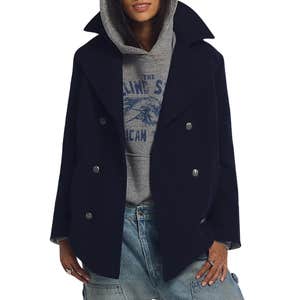 free people, Free People Jorah Wool-Blend Military Coat