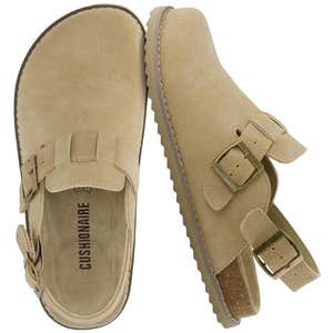 walmart, CUSHIONAIRE Brooklyn Genuine Suede Clogs