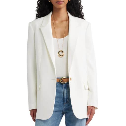 nordstrom, Open Edit The Icon Relaxed Blazer