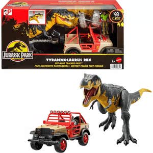 Mattel Jurassic World Tyrannosaurus Rex Off-Road Tracker Pack