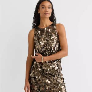 Loft Sequin Sleeveless Top
