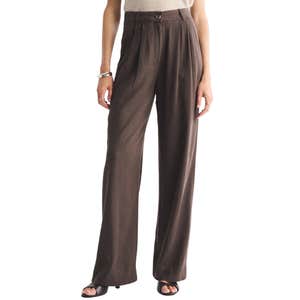 abercrombie, Abercrombie & Fitch Sloane Linen-Blend Tailored Wide Leg Pant