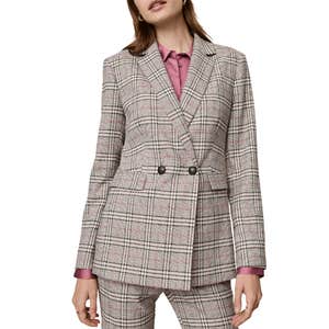 Ann Taylor The Petite Crosby Blazer In Plaid