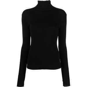 Filippa K Ribbed-Knit Roll-Neck Top