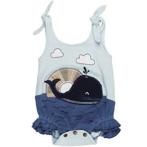 L'ovedbaby Organic Appliqué Bodysuit