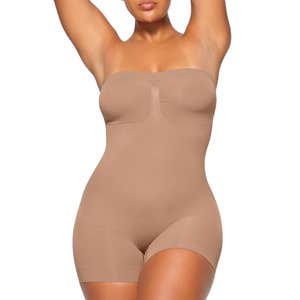 skims, Skims Strapless Shortie Bodysuit