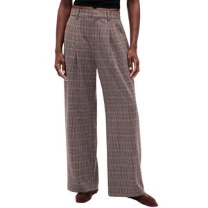 Gap 365 High Rise Brushed Twill Pleated Trousers