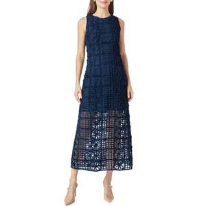 Endless Rose Textured Sleeveless Maxi Dress