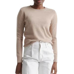 Quince Mongolian Cashmere Crewneck Sweater