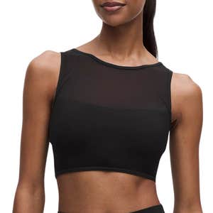 lululemon, lululemon Bend This Mesh Bandeau and V-Neck Bra Light Support