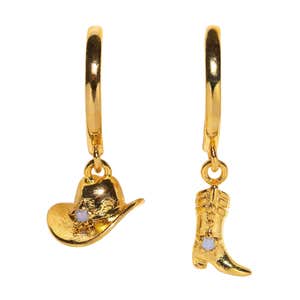 Louise Carter Jessie Western Opal Hoop Set