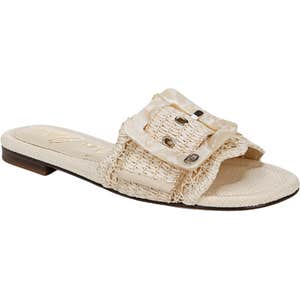 nordstrom rack, Sam Edelman Bambi Raffia Buckle Slide Sandal