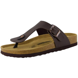Cushionaire Leah Cork Footbed Thong Sandals