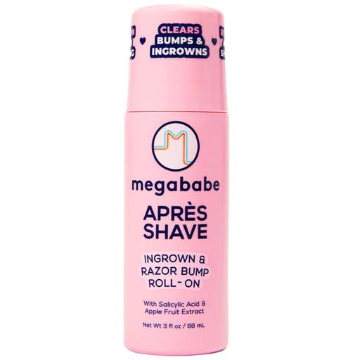amazon, Megababe Après Shave Ingrown & Razor Bump Roll-On Solution