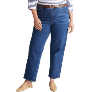 Universal Standard Etta High Rise Straight Leg Jeans Long