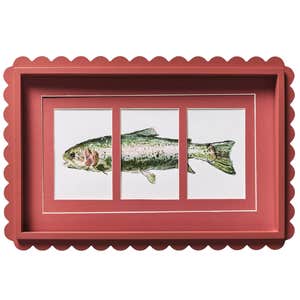 anthropologie, Anthropologie Scallop Fish Frame