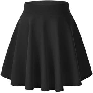 amazon, Urban CoCo Basic Versatile Stretchy Flared Casual Mini Skater Skirt