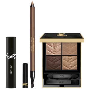 nordstrom, Yves Saint Laurent Brown Look 3-Piece Eye Set Eyeshadow, Eyeliner & Mascara Makeup Gift Set