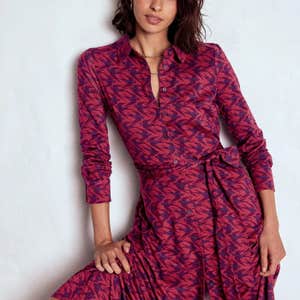 Boden Marcia Jersey Shirt Dress