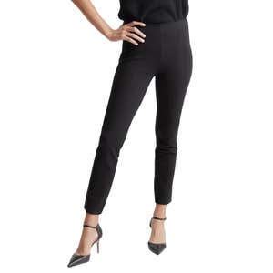 Quince Ultra-Stretch Ponte Pintuck Ankle Pants