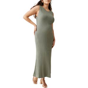 Ingrid & Isabel The Paris Maternity A-Line Midi Sweater Dress