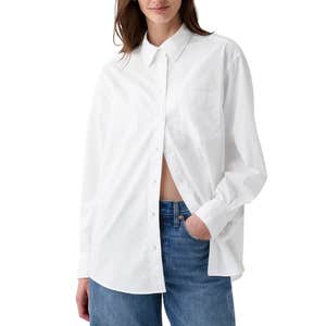 Gap Organic Cotton Poplin Big Shirt