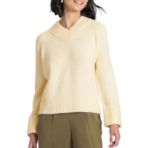 A New Day Cozy Knit Boxy Pullover Sweater