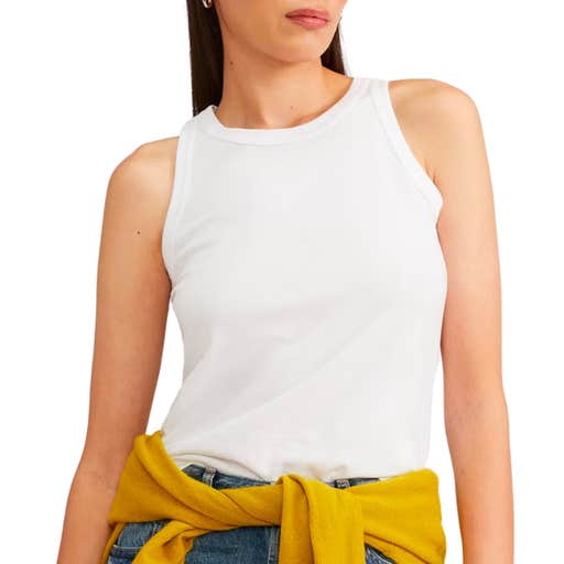 everlane, Everlane The Organic Cotton Cutaway Tank