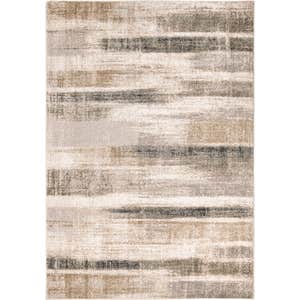 allen + roth with STAINMASTER Multiscape Indoor Abstract Farmhouse/Cottage Area Rug